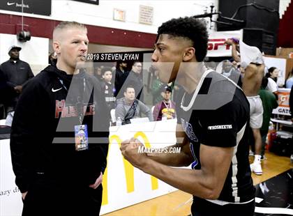 Thumbnail 2 in IMG Academy vs. Montverde Academy (GEICO National Tournament Semifinal) photogallery.