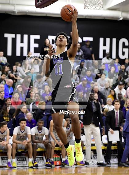 Thumbnail 2 in IMG Academy vs. Montverde Academy (GEICO National Tournament Semifinal) photogallery.