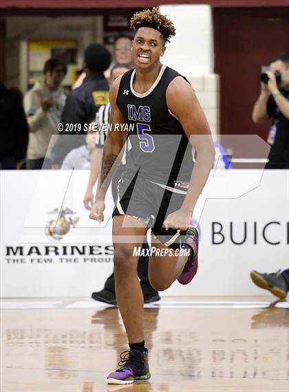 Thumbnail 2 in IMG Academy vs. Montverde Academy (GEICO National Tournament Semifinal) photogallery.