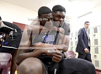 Thumbnail 2 in IMG Academy vs. Montverde Academy (GEICO National Tournament Semifinal) photogallery.