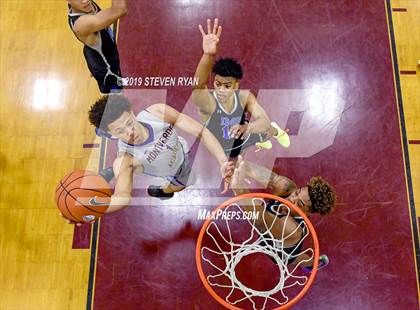 Thumbnail 1 in IMG Academy vs. Montverde Academy (GEICO National Tournament Semifinal) photogallery.