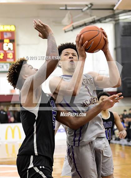 Thumbnail 2 in IMG Academy vs. Montverde Academy (GEICO National Tournament Semifinal) photogallery.