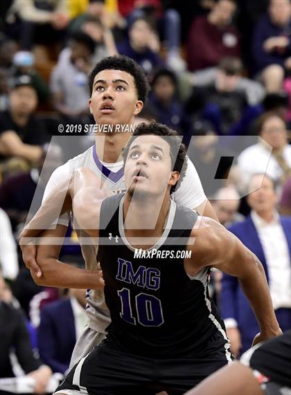 Thumbnail 1 in IMG Academy vs. Montverde Academy (GEICO National Tournament Semifinal) photogallery.