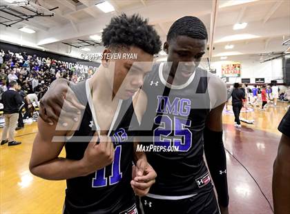 Thumbnail 1 in IMG Academy vs. Montverde Academy (GEICO National Tournament Semifinal) photogallery.