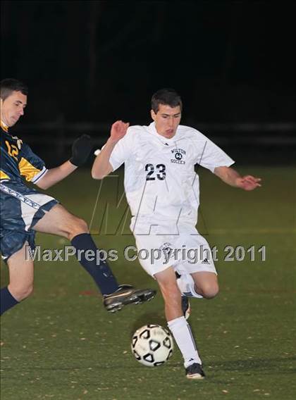 Thumbnail 2 in Kennedy @ Wilton (CIAC Class L 1st Round) photogallery.