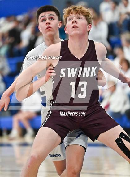 Thumbnail 3 in  Swink vs Denver Christian (CHSAA 2A Sweet 16) photogallery.