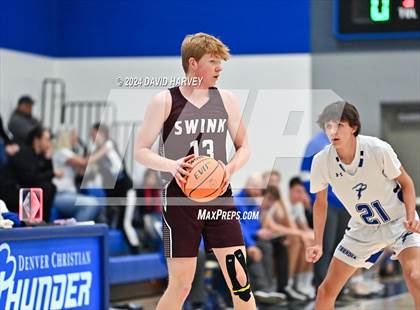 Thumbnail 2 in  Swink vs Denver Christian (CHSAA 2A Sweet 16) photogallery.