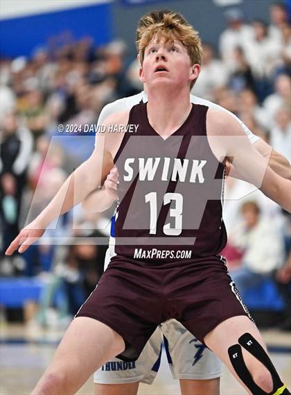 Thumbnail 3 in  Swink vs Denver Christian (CHSAA 2A Sweet 16) photogallery.