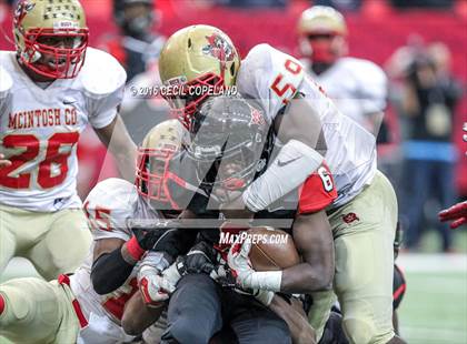 Thumbnail 2 in McIntosh County Academy vs. Macon County (GHSA 1A Public Final) photogallery.