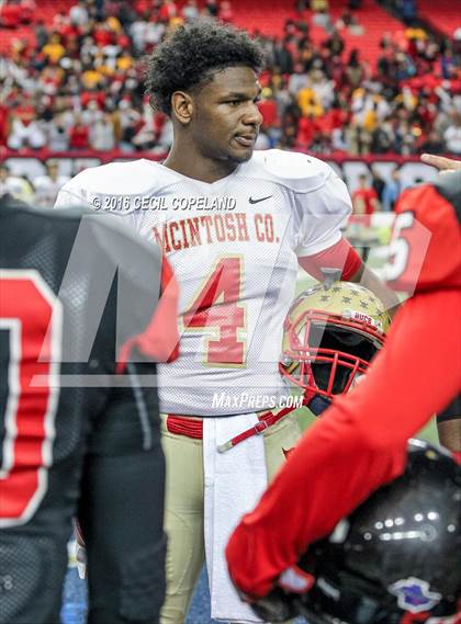 Thumbnail 1 in McIntosh County Academy vs. Macon County (GHSA 1A Public Final) photogallery.