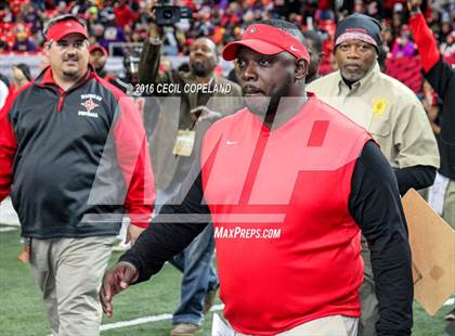 Thumbnail 1 in McIntosh County Academy vs. Macon County (GHSA 1A Public Final) photogallery.