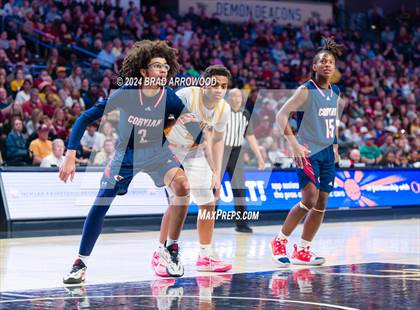 Thumbnail 2 in Corvian Community vs South Stokes (NCHSAA 1A Regional Final) photogallery.