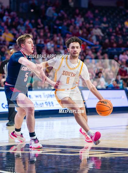 Thumbnail 1 in Corvian Community vs South Stokes (NCHSAA 1A Regional Final) photogallery.