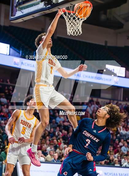 Thumbnail 3 in Corvian Community vs South Stokes (NCHSAA 1A Regional Final) photogallery.