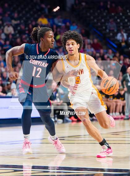 Thumbnail 3 in Corvian Community vs South Stokes (NCHSAA 1A Regional Final) photogallery.