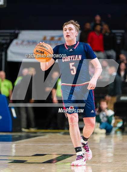 Thumbnail 2 in Corvian Community vs South Stokes (NCHSAA 1A Regional Final) photogallery.