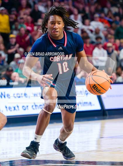Thumbnail 3 in Corvian Community vs South Stokes (NCHSAA 1A Regional Final) photogallery.