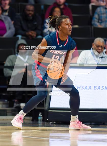 Thumbnail 3 in Corvian Community vs South Stokes (NCHSAA 1A Regional Final) photogallery.