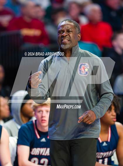 Thumbnail 3 in Corvian Community vs South Stokes (NCHSAA 1A Regional Final) photogallery.