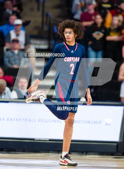Thumbnail 2 in Corvian Community vs South Stokes (NCHSAA 1A Regional Final) photogallery.