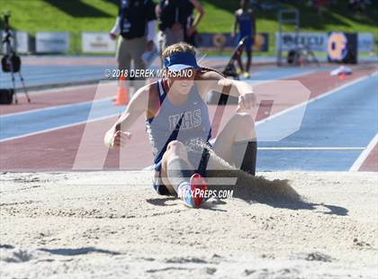 Thumbnail 1 in CIF State Track and Field Championships (Girls Long Jump Qualifying) photogallery.