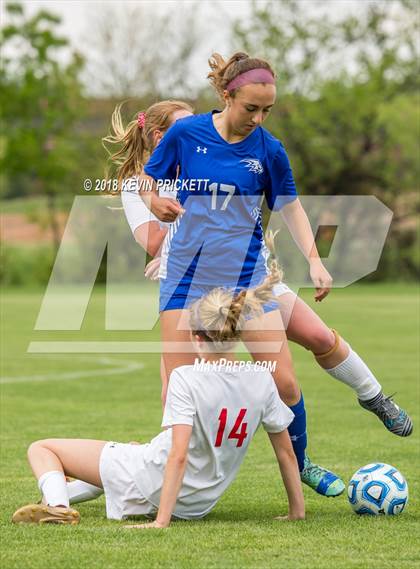 Thumbnail 3 in Colorado Academy vs. SkyView Academy (CHSAA 3A 2nd Round Playoff) photogallery.