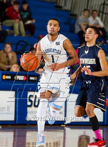 Thumbnail 3 in Newburgh Free Academy vs. Saugerties (Officials vs. Cancer) photogallery.