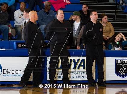 Thumbnail 1 in Newburgh Free Academy vs. Saugerties (Officials vs. Cancer) photogallery.