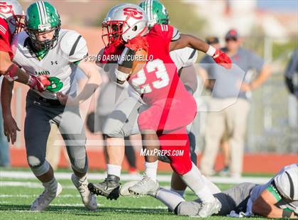 Thumbnail 2 in Thatcher vs. Santa Cruz Valley (AIA Division 2A Semifinal) photogallery.