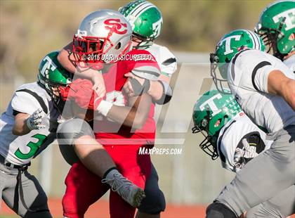 Thumbnail 2 in Thatcher vs. Santa Cruz Valley (AIA Division 2A Semifinal) photogallery.
