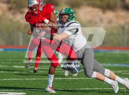 Thumbnail 2 in Thatcher vs. Santa Cruz Valley (AIA Division 2A Semifinal) photogallery.