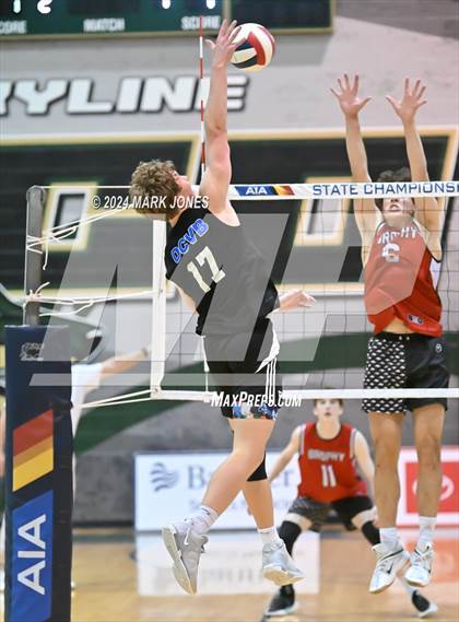 Thumbnail 3 in Brophy College Prep vs. O'Connor (AIA 6A FINAL) photogallery.