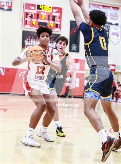 Thumbnail 1 in Redondo Union vs Crean Lutheran (Take Flight Challenge) photogallery.