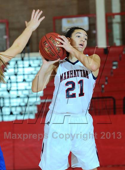 Thumbnail 2 in Manhattan vs. Olathe South (Mid America Classic) photogallery.