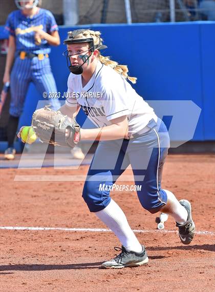 Thumbnail 1 in Oasis Academy vs Pahranagat Valley (NIAA 1A State Playoffs) photogallery.
