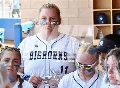 Thumbnail 1 in Oasis Academy vs Pahranagat Valley (NIAA 1A State Playoffs) photogallery.