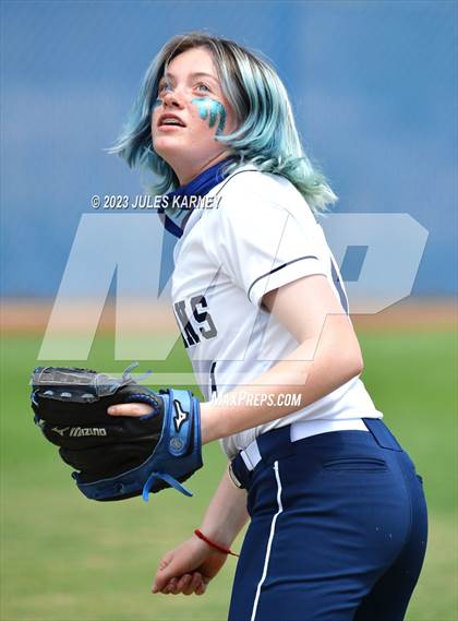 Thumbnail 2 in Oasis Academy vs Pahranagat Valley (NIAA 1A State Playoffs) photogallery.