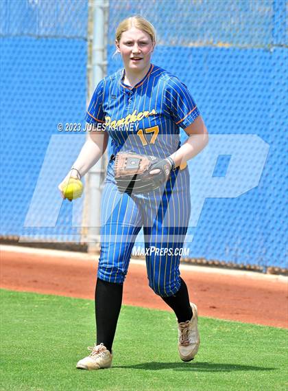 Thumbnail 1 in Oasis Academy vs Pahranagat Valley (NIAA 1A State Playoffs) photogallery.