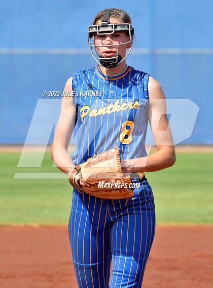 Thumbnail 3 in Oasis Academy vs Pahranagat Valley (NIAA 1A State Playoffs) photogallery.