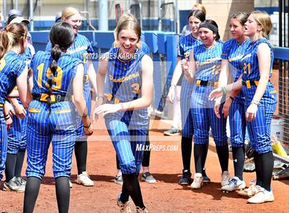 Thumbnail 3 in Oasis Academy vs Pahranagat Valley (NIAA 1A State Playoffs) photogallery.