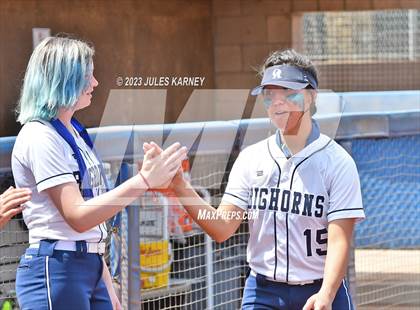 Thumbnail 1 in Oasis Academy vs Pahranagat Valley (NIAA 1A State Playoffs) photogallery.
