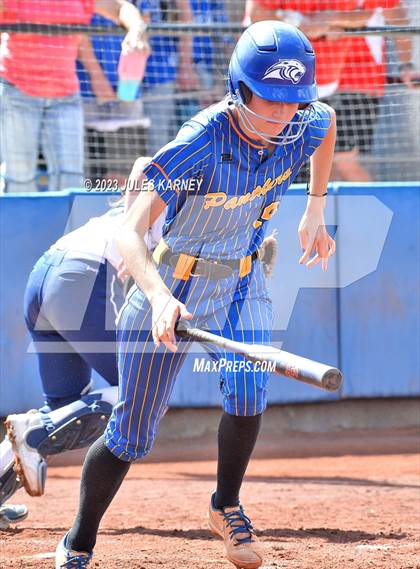 Thumbnail 1 in Oasis Academy vs Pahranagat Valley (NIAA 1A State Playoffs) photogallery.