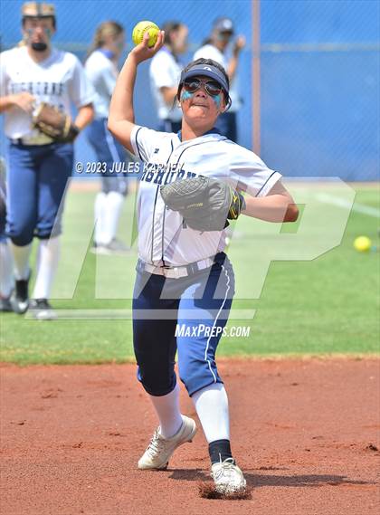 Thumbnail 3 in Oasis Academy vs Pahranagat Valley (NIAA 1A State Playoffs) photogallery.