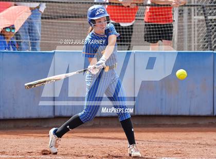 Thumbnail 3 in Oasis Academy vs Pahranagat Valley (NIAA 1A State Playoffs) photogallery.