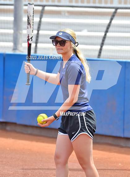 Thumbnail 2 in Oasis Academy vs Pahranagat Valley (NIAA 1A State Playoffs) photogallery.