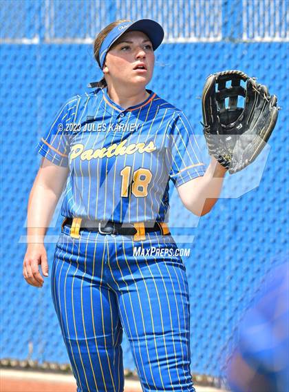 Thumbnail 3 in Oasis Academy vs Pahranagat Valley (NIAA 1A State Playoffs) photogallery.