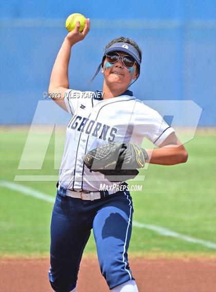 Thumbnail 1 in Oasis Academy vs Pahranagat Valley (NIAA 1A State Playoffs) photogallery.