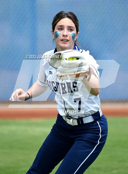 Thumbnail 2 in Oasis Academy vs Pahranagat Valley (NIAA 1A State Playoffs) photogallery.