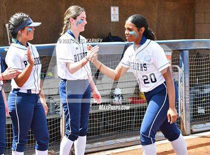 Thumbnail 3 in Oasis Academy vs Pahranagat Valley (NIAA 1A State Playoffs) photogallery.