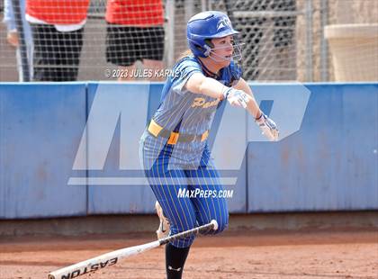 Thumbnail 1 in Oasis Academy vs Pahranagat Valley (NIAA 1A State Playoffs) photogallery.